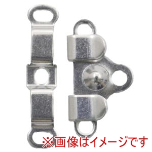 日本紐釦貿易 Nippon Chuko 日本紐釦貿易 カギホック 巾21×12mm 100組入 検針器対応 白 FK525-00-100