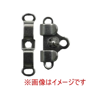 日本紐釦貿易 Nippon Chuko 日本紐釦貿易 カギホック 巾21×12mm 100組入 検針器対応 黒 FK525-01-100