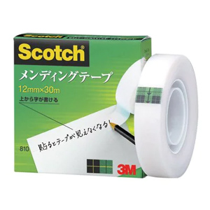 スリーエム 3M スリーエム 3M 810-1-12 メンディングテープ 12mm×30m 巻芯径25mm