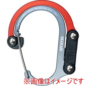 Gear Aid Gear Aid 210013-902 カラビナ型フック ヒーロークリップ ミディアム オレンジ