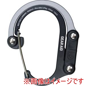 Gear Aid Gear Aid 210013-920 カラビナ型フック ヒーロークリップ ミディアム グレー