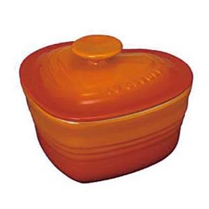 ルクルーゼ LECREUSET ルクルーゼ ラムカン ダムール フタ付 オレンジ 09 910031-00