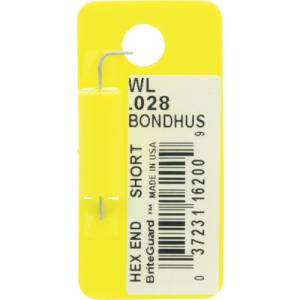 ボンダス BONDHUS ボンダス WL0.028 六角L-レンチ ショート 0.028インチ BONDHUS