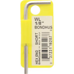 ボンダス BONDHUS ボンダス WL1/8 六角L-レンチ ショート 1/8インチ BONDHUS