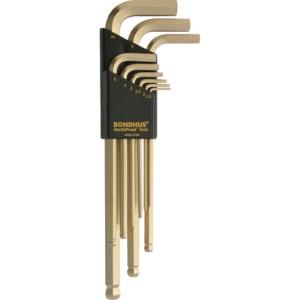 ボンダス BONDHUS ボンダス BLX9MG ボールポイント L-レンチ ゴールド セット9本組 1.5-10mm BONDHUS