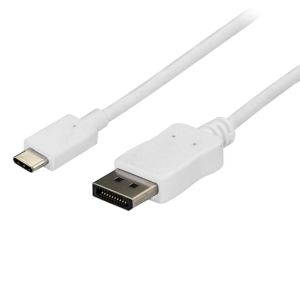 スターテックドットコム StarTech.com スターテック ZU201L6 USB Type-C-DisplayPort 変換ディスプレイアダプタケーブル 1.8m 4K 60Hz ホワイト