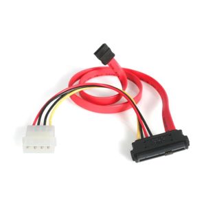 スターテックドットコム StarTech.com スターテック ZU200RY 46cm SAS 29ピン -SATA変換ケーブル ペリフェラル電源付き SATA 7ピン データ オス - SFF-