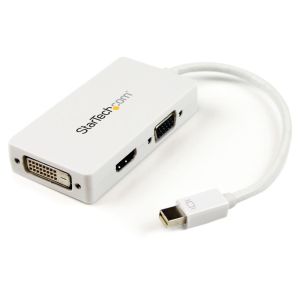 スターテックドットコム StarTech.com スターテック MDP2VGDVHDW Mini DisplayPort接続トラベルA/Vアダプタ スリーインワン(3in1)