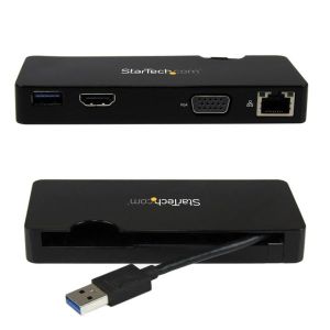 スターテックドットコム StarTech.com スターテック USB3SMDOCKHV 携帯用ドッキングステーション Ultrabook/Macbook対応