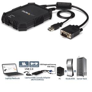 スターテックドットコム StarTech.com スターテック NOTECONS02X ノートパソコン - サーバ接続KVMコンソール(保護筐体入り)
