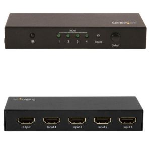 スターテックドットコム StarTech.com スターテック ZU201ER 4入力1出力HDMIディスプレイ切替器 スイッチャ― セレクター 自動切替機能付き Ultra HD 4K 60Hz対応