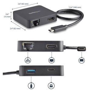 スターテックドットコム StarTech.com スターテック ZU201KA USB Type-C接続マルチアダプタ