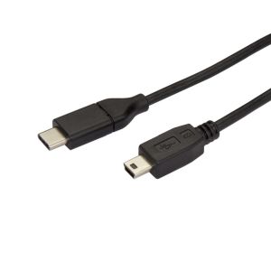 スターテックドットコム StarTech.com スターテック ZU201LT USB-C - USB mini-B ケーブル USB Type-C オス USBミニB オス 2m USB 2.0