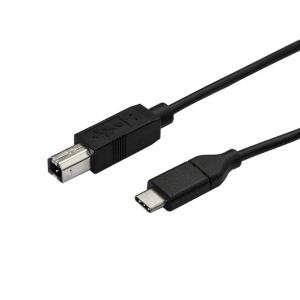 スターテックドットコム StarTech.com スターテック ZU201GW USB-C - USB-B プリンターケーブル オス オス 0.5m USB 2.0準拠