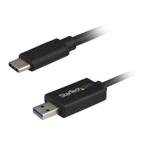 スターテックドットコム StarTech.com スターテック ZU201NW USB-C - USB-A データリンクケーブル Mac Windows対応USBデータ転送ケーブル USB 3.0準拠