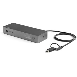 スターテックドットコム StarTech.com スターテック ZU20290 ドッキングステーション USB Type-C Type-A対応 デュアル4Kディスプレイ 100W PD
