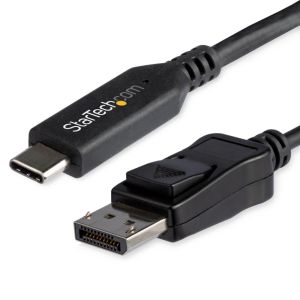 スターテックドットコム StarTech.com スターテック ZU201WP USB Type-C-DisplayPort 変換アダプタケーブル 1.8m 8K 30Hz対応 HBR3