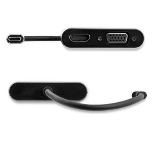 スターテックドットコム StarTech.com スターテック CDP2HDVGA USB-C-VGA/HDMI 変換ディスプレイアダプタ 2in1 4K/30Hz