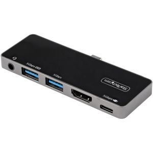 スターテックドットコム StarTech.com スターテック ZU202EX USB-Cマルチ変換アダプタ 直挿しタイプ 4K60Hz HDMI 2.0 USB PD USB 3.0ハブ オーディオ