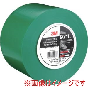 スリーエム 3M スリーエム 971L GN 101X32 超高耐久ラインテープ 971L 緑 101.6mm×32.9m