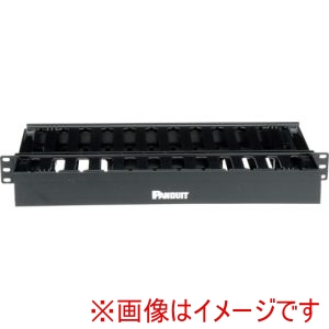 パンドウイット PANDUIT パンドウイット WMPSE ヒンジ式ダクト型 水平ケーブル管理パネル 両面ダクト 1U WMPSE