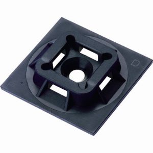 パンドウイット PANDUIT パンドウイット ABM1M-AT-M0 マウントベース アクリル系粘着テープ付き 耐候性黒 1000個入