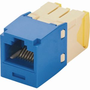 パンドウイット PANDUIT パンドウイット CJT5E88TGBU カテゴリ5E モジュラージャック 細径タイプ TGタイプ 28 30AWG 青