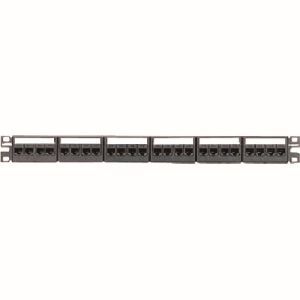 パンドウイット PANDUIT パンドウイット CPPKL6G24WBL カテゴリ6モジュラーパッチパネルキット 4ポートフェースプレートタイプ 24ポート 1U CPPKL6TG24WBL