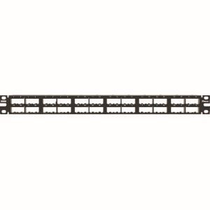 パンドウイット PANDUIT パンドウイット CPP48HDEWBL 高密度モジュラーパッチパネル枠 ラベル幅大 6.4mm 48ポート