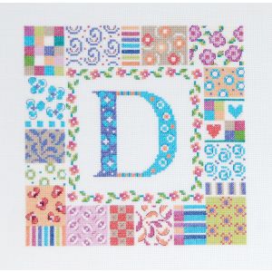 DMC DMC 図案付き 刺しゅうキット クロスステッチキット 刺繍 ALPHABET PATCH BK1208