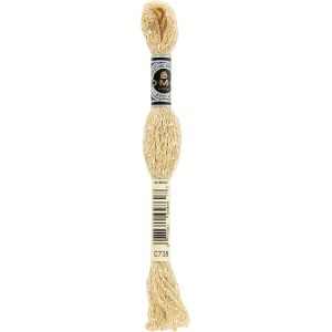 DMC DMC 25番糸 刺しゅう糸 ラメ入り エトワール ETOILE 1カセ 8m C738 DMC617-C738