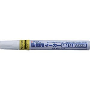サクラクレパス SAKURA サクラクレパス PKK-S-3Y 鉄鋼用マーカー 細字 黄