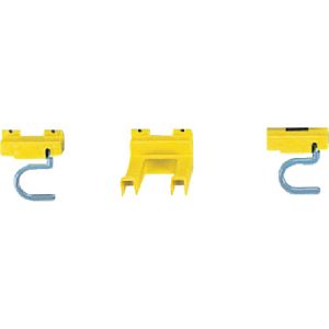 エレクター ERECTA エレクター 199404 ラバーメイド クローゼットオーガナイザー フックセット イエロー