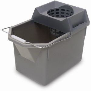 ラバーメイド Rubbermaid ラバーメイド RM6194STL ペール&モップ絞り器セット