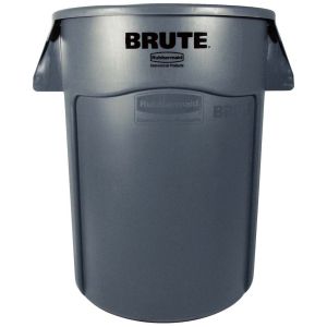ラバーメイド Rubbermaid ラバーメイド 26436075 ラウンドブルートコンテナ スリット付き 166.5L グレイ メーカー直送 代引不可 沖縄離島不可