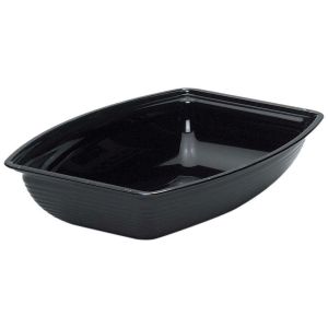 キャンブロ CAMBRO キャンブロ RSB912CW-BK 長角型 リブタイプ サラダボール ブラック 605861 CAMBRO