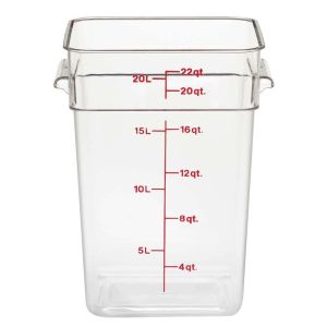 キャンブロ CAMBRO キャンブロ 22SFSCW 角型 フードコンテナー クリアー CAMBRO