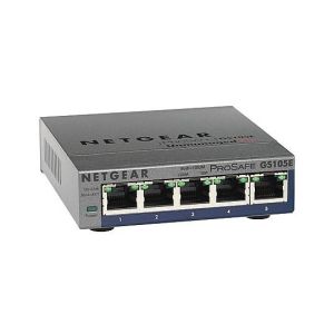 ネットギア NETGEAR ネットギア GS105E-200JPS 卓上型コンパクト アンマネージプラス スイッチングハブ ギガビット 5ポート VLAN QoS