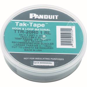 パンドウイット PANDUIT パンドウイット TTR-20R0 タックテープ ロールタイプ 6.1mX1巻入り