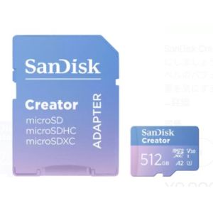 サンディスク SanDisk 並行輸入品 サンディスク マイクロSDXC 512GB SDSQXAV-512G-GN6MS CREATORシリーズ 並行輸入品
