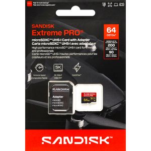 SanDisk 並行輸入品2週間保証のみ サンディスク マイクロSDXC 64GB SDSQXCU-064G-GS6MA UHS-I U3 class10 A2 V30 ExtremePRO