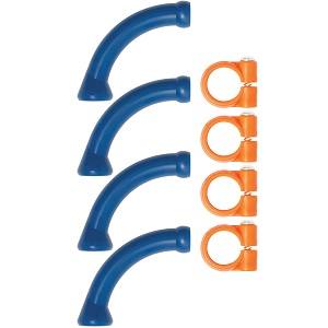 "ノガ ウォーターズ NOGA LOCK-LINE NL40474 1/4"" クランプ付ロングエルボー ロックライン"