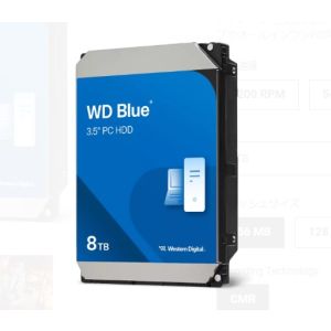 Western Digital 海外パッケージ Western Digital SSD WD80EAAZ 8TB S-ATA WD Blue 3.5インチ SATA