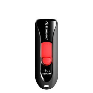 トランセンド Transcend トランセンド TS16GJF590K USBメモリ 16GB USB2.0 Pen Drive Capless Black
