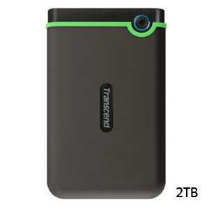 トランセンド Transcend トランセンド TS2TSJ25M3S 外付け ポータブルHDD 2TB 耐衝撃 USB3.1 Gen1 ハードディスク