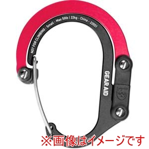 Gear Aid Gear Aid 210012-922 カラビナ型フック ヒーロークリップ スモール レッド