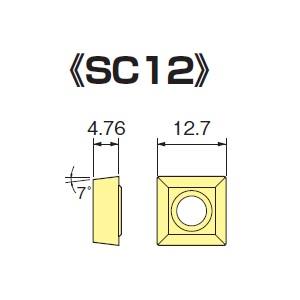大昭和精機 BIG DAISHOWA SCMM120408EFM AC820P CKボーリングシステム スローアウェイチップ SC12 10個 メーカー直送 代引不可 北海道沖縄離島不可