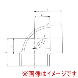積水化学工業 セキスイ セキスイ FS-DL-S FS-DL エスロン 建物用耐火性ポリ塩ビ管 DV 90°エルボ 透明 75 メーカー直送 代引不可 北海道沖縄離島不可