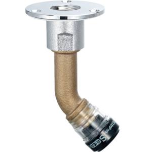 積水化学工業 セキスイ セキスイ SMY エスロカチットS 床出しソケット 45° ロング 13XRC1/2 メーカー直送 代引不可 北海道沖縄離島不可