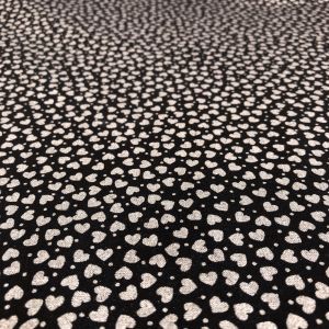 BENARTEX BENARTEX USA314 METALLIC HEARTS 100cm×110cm幅 輸入生地 USAコットン メーカー直送 代引不可 北海道沖縄離島不可
